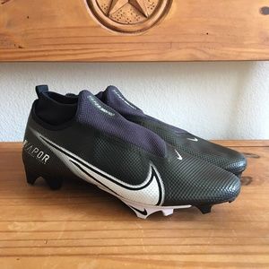 Nike Vapor Edge Pro 360 'Iridescent' Mens Football Cleats Black White Size 15